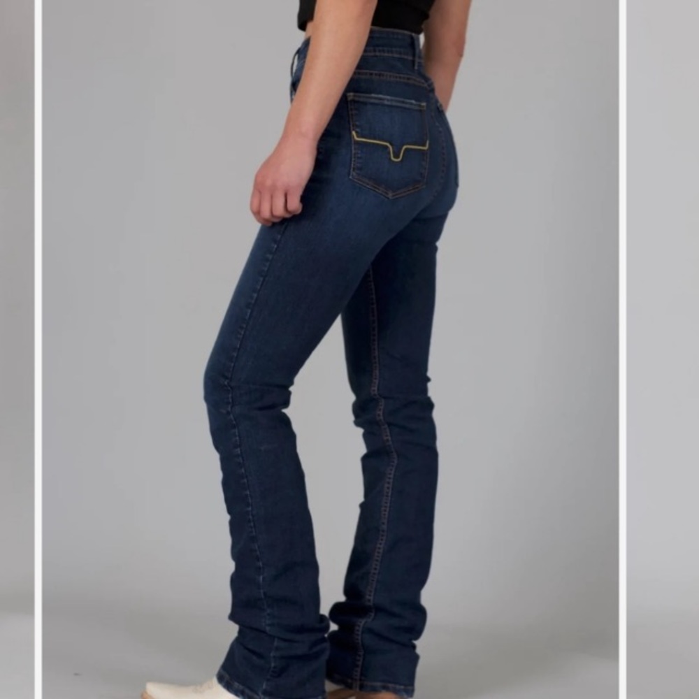 NWOT Kimes Ranch Sarah High Rise Slim Boot Cut Jeans Size 6X34
